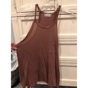 flowy tank top with front pocket